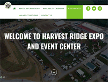 Tablet Screenshot of harvestridgeohio.com